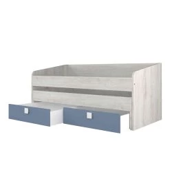 Lit Enfant Compact En Bois Grisé - LT9016