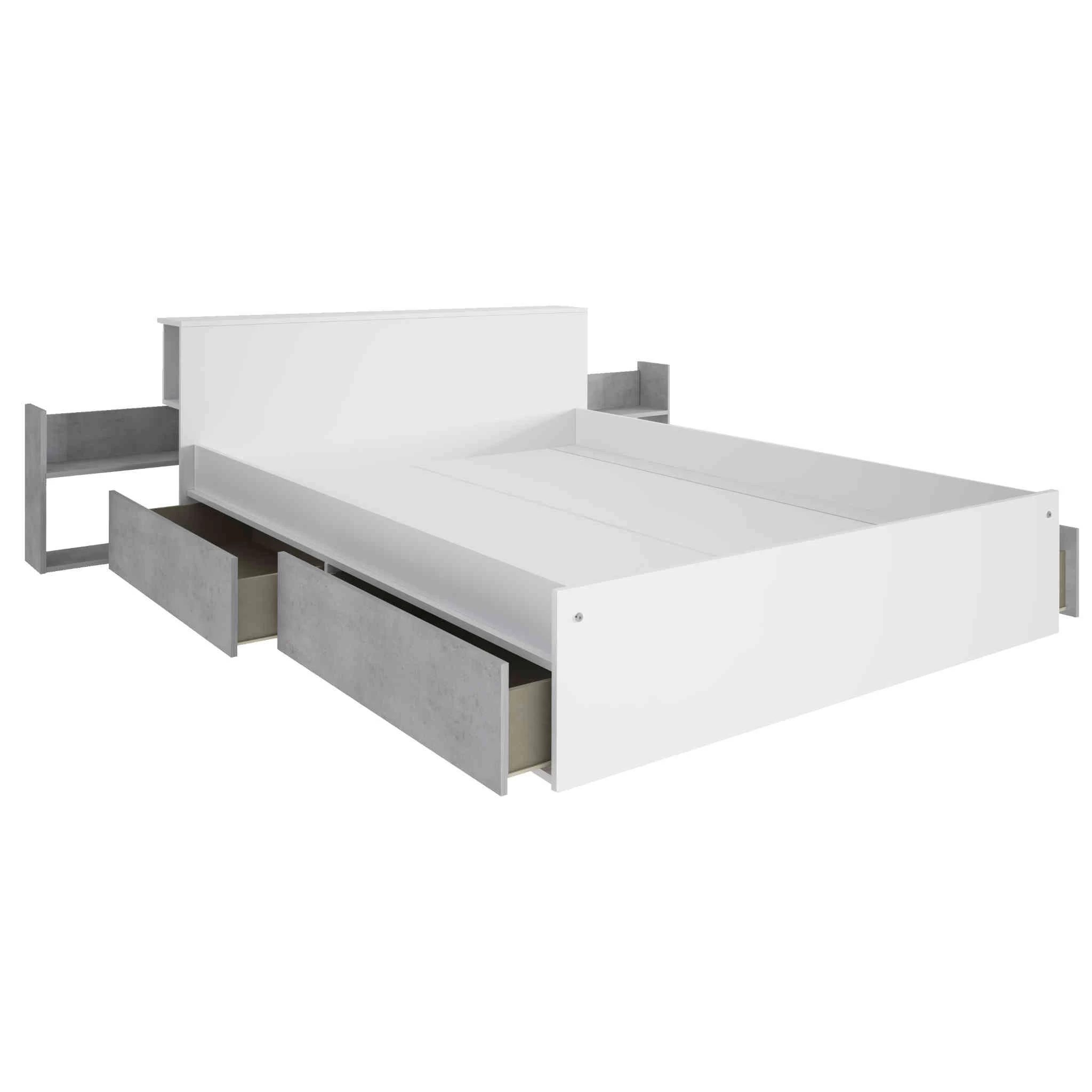 Lit Compact En Bois 140x190 Cm - LI9053 – Image 6