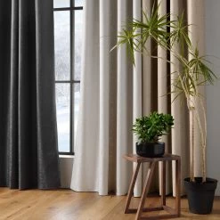 Rideau à œillets Isolant Jacquard 140x260