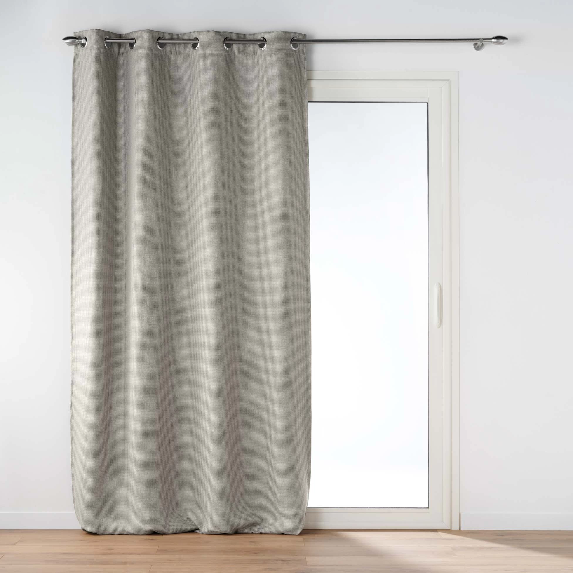 Rideau à Oeillets Occultant Jacquard 135x240 – Image 3