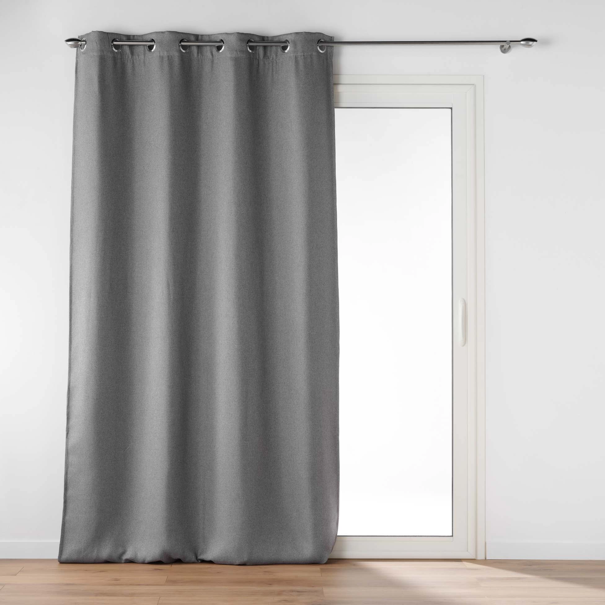 Rideau à Oeillets Occultant Jacquard 135x240 – Image 4