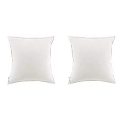 Lot De 2 Taies D'oreiller Flanelle Blanc