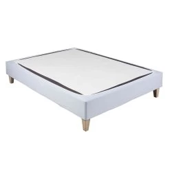 Cache-sommier Coton Jersey Gris