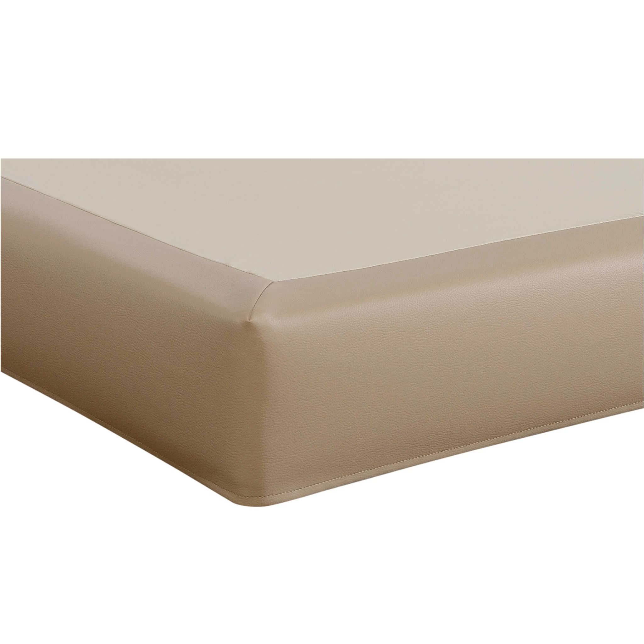 Cache-sommier Intégral Simili Cuir Dune – Image 2