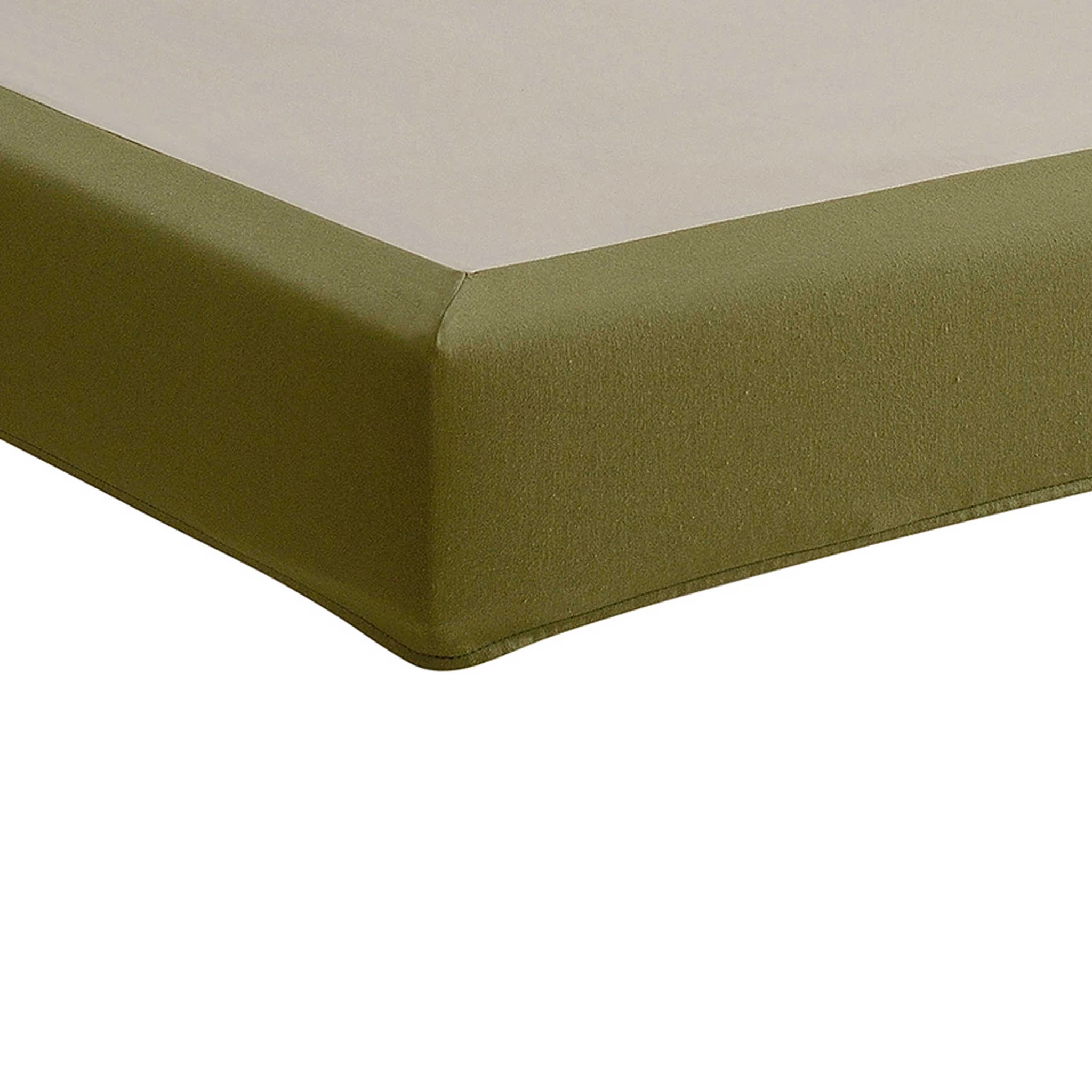 Cache-sommier Intégral 100% Coton Vert Mousse – Image 2