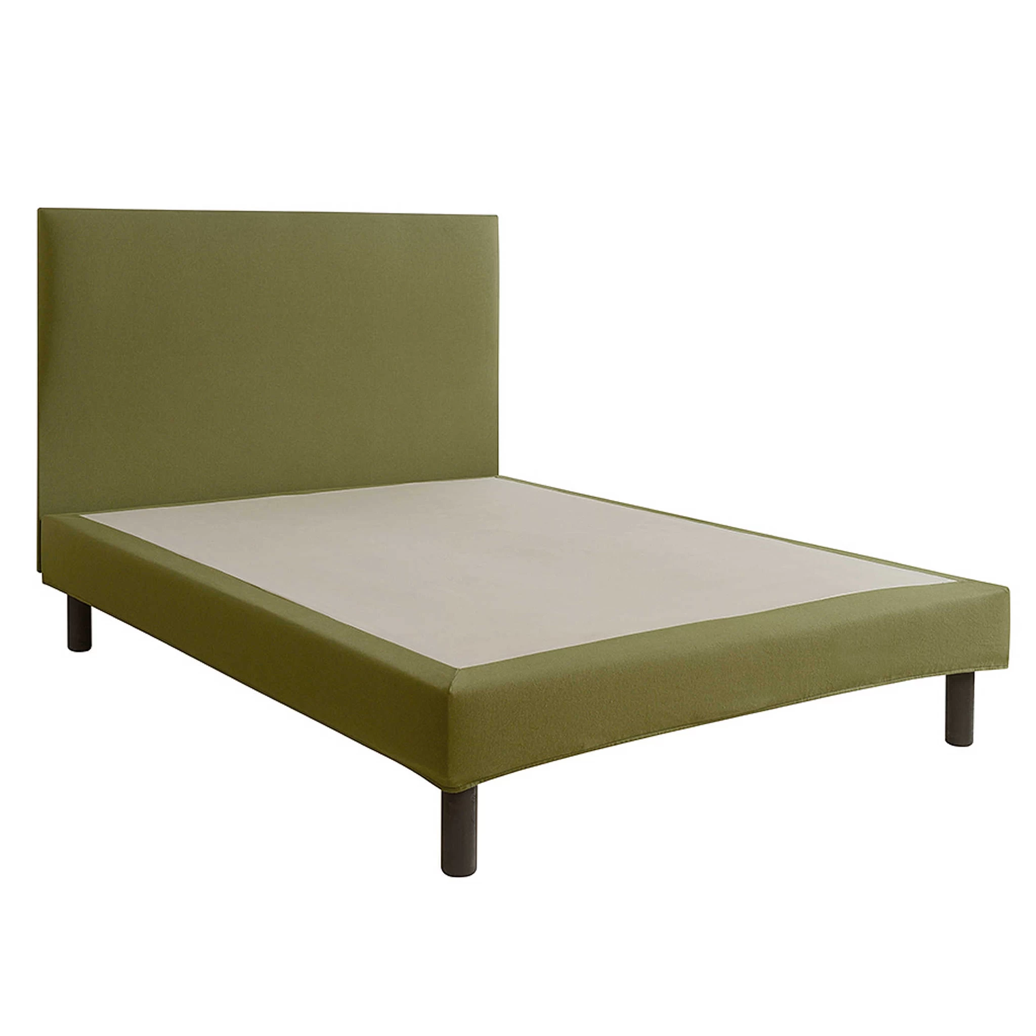 Cache-sommier Intégral 100% Coton Vert Mousse – Image 4