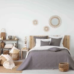 Couvre-lit Microfibre Lavée Matelassé Florette 240x220 Cm