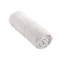 Drap Housse Double Gaze De Coton Blanc