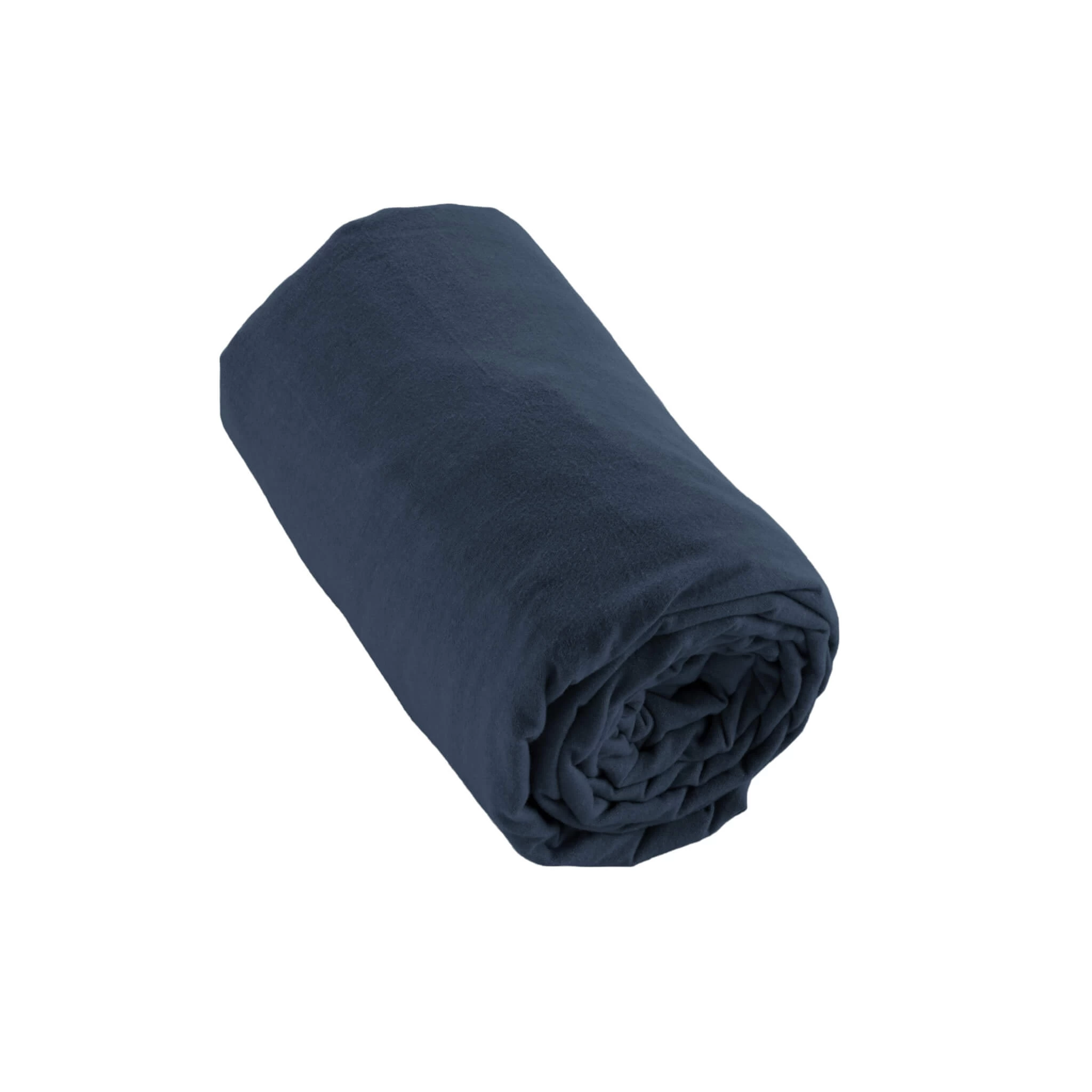 Drap Housse Flanelle Marine