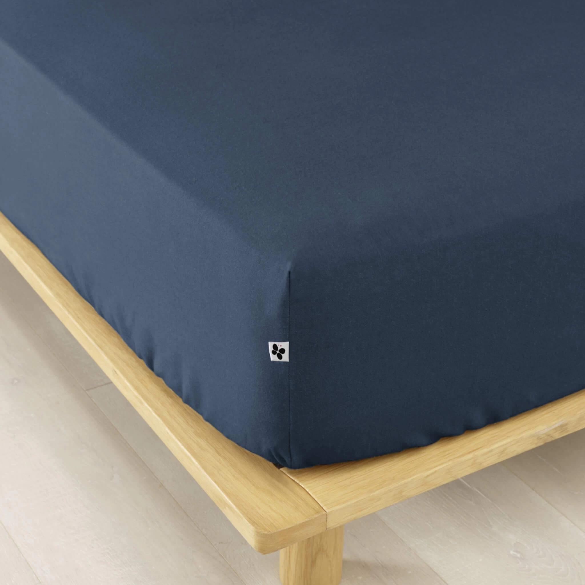 Drap Housse Flanelle Marine – Image 2