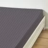 Drap Housse Satin Gris Perle
