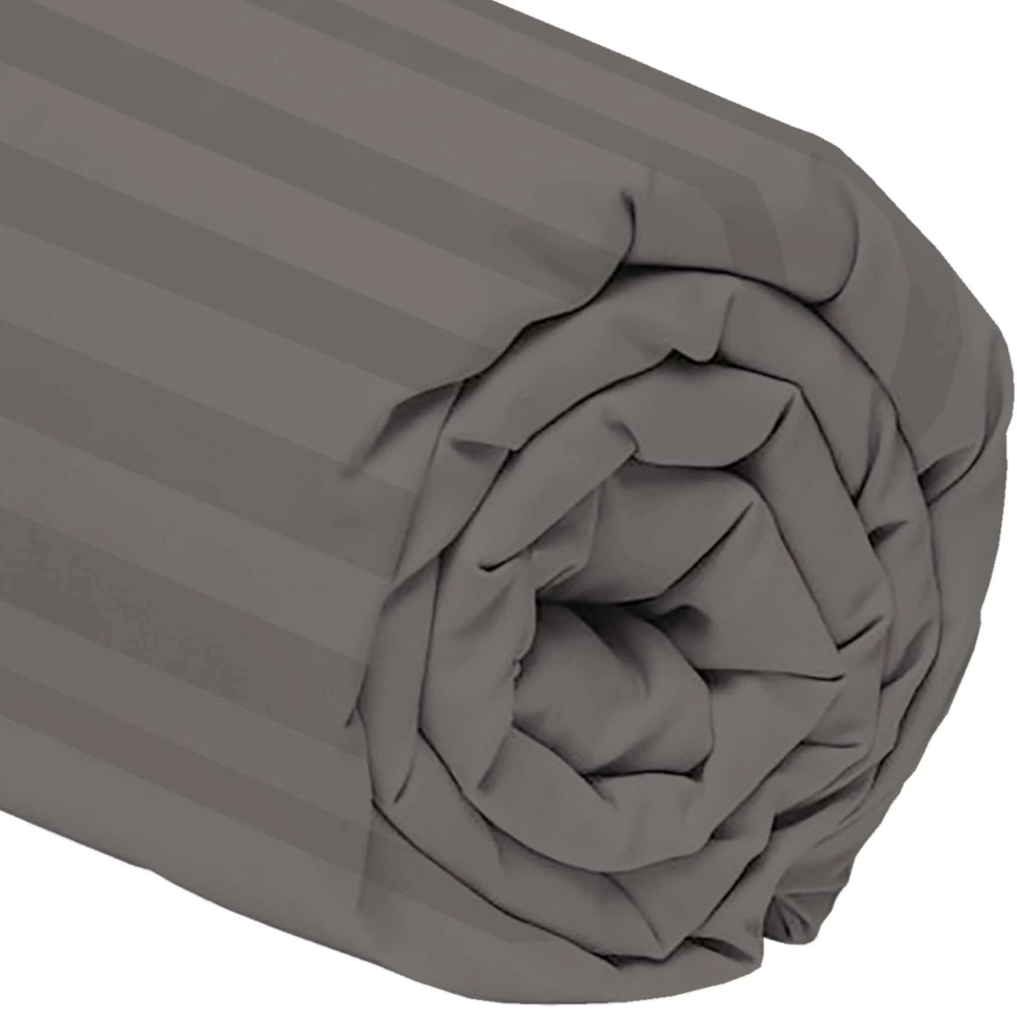 Drap Housse Satin Gris Perle – Image 3