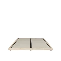 Lit Futon Style Japonais En Bois Massif Naturel + Tatami