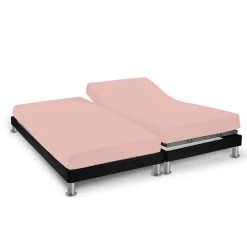 Drap Housse Rose Thé TPR Jersey Extensible