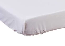 Drap Housse Blanc Pour Matelas Clic-clac Bonnet 20 Cm