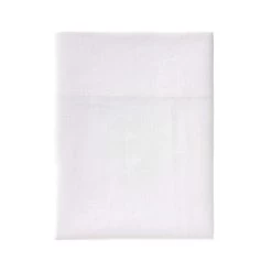 Drap Plat Blanc 100% Lin