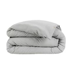 Housse De Couette Flanelle Gris