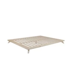 Lit Futon Senza En Bois Massif Naturel