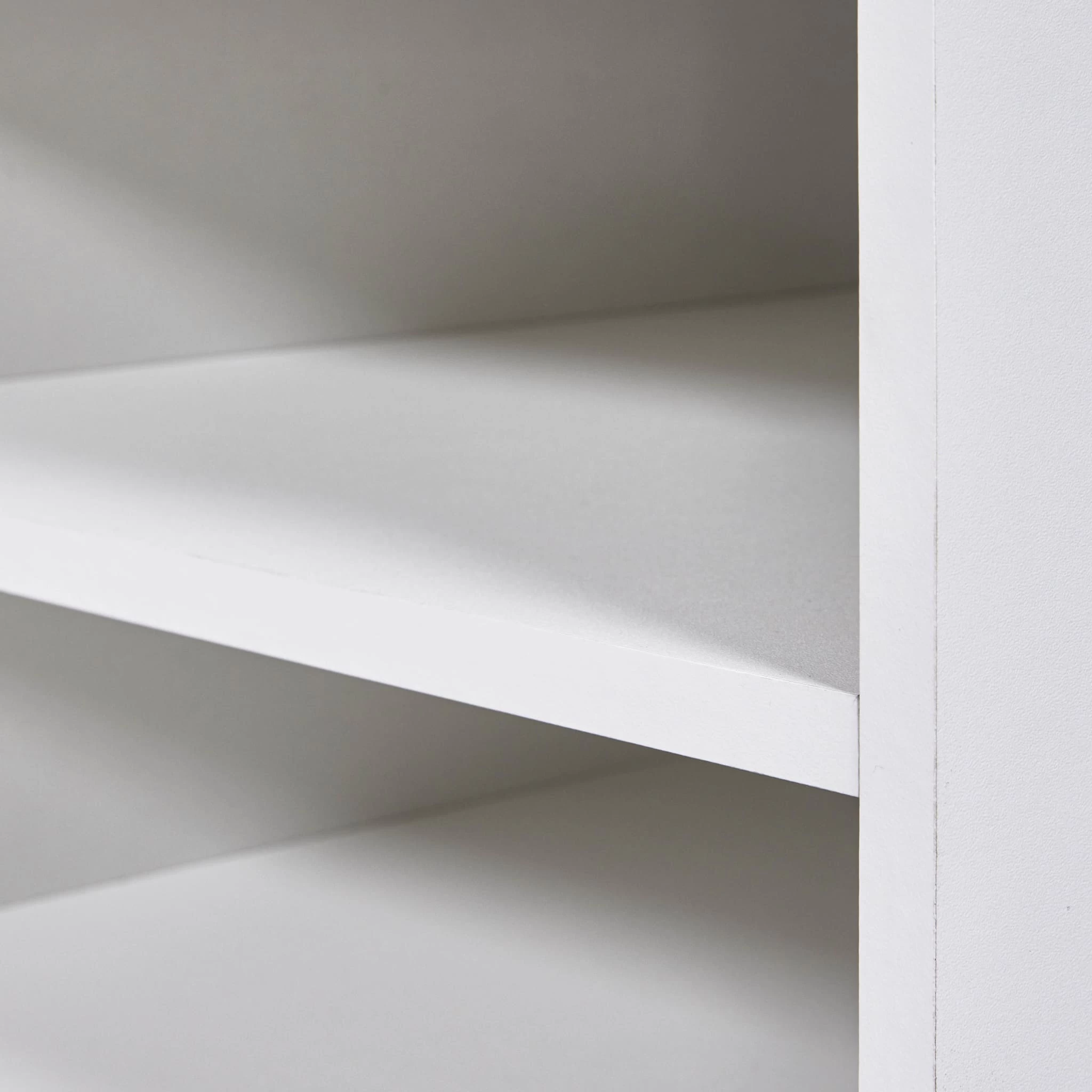 Lit Multi-rangements 90x200 Avec Table De Chevet Intégrée En Bois Blanc - LT12123 – Image 4