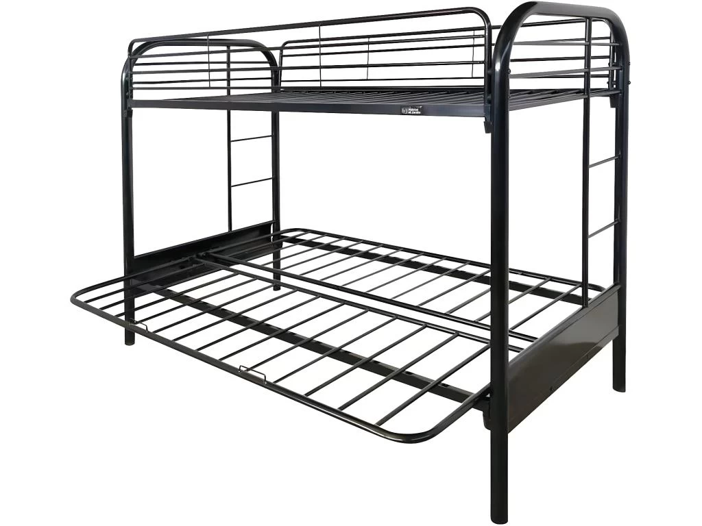 Lit Mezzanine "POLO" - 90 X 190 Cm - Noir – Image 3