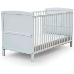 Lit Bébé évolutif En Bois Blanc 70x140