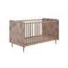 Lit Bébé à Barreaux En Bois Effet Chevron 70x140- LT70108