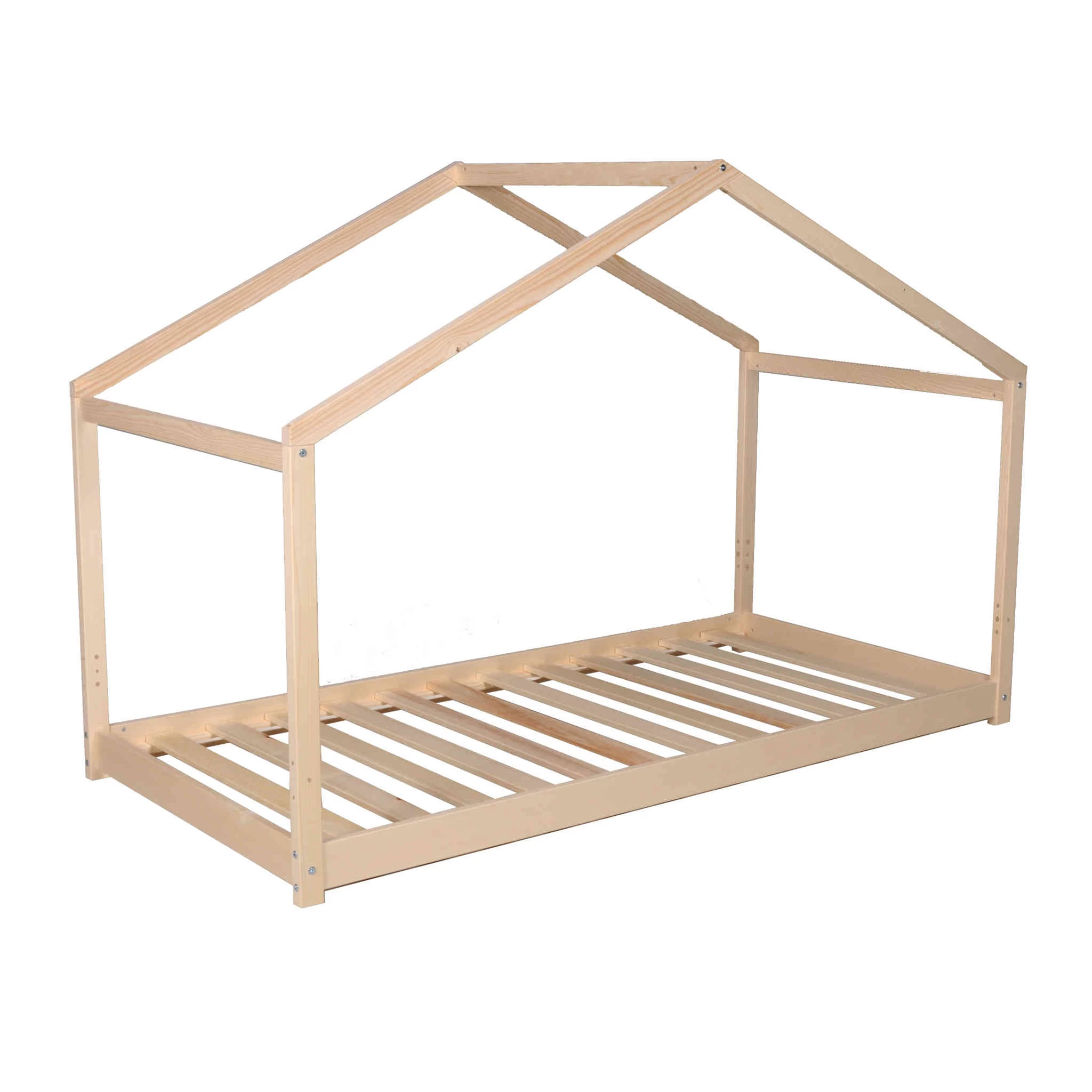 Lit Cabane Enfant Avec Tiroir En Bois 90x190 - LT14006 â Image 3