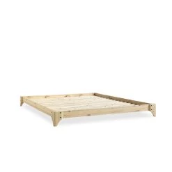 Lit En Pin Massif Naturel Avec Sommier