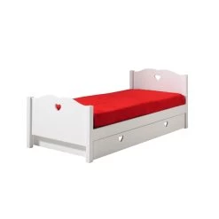 Lit Enfant Gigogne Blanc 90x200 - Terre De Nuit