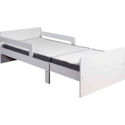 Lit Enfant évolutif Avec Matelas évolutif 2 Parties 90x140 à 90x200