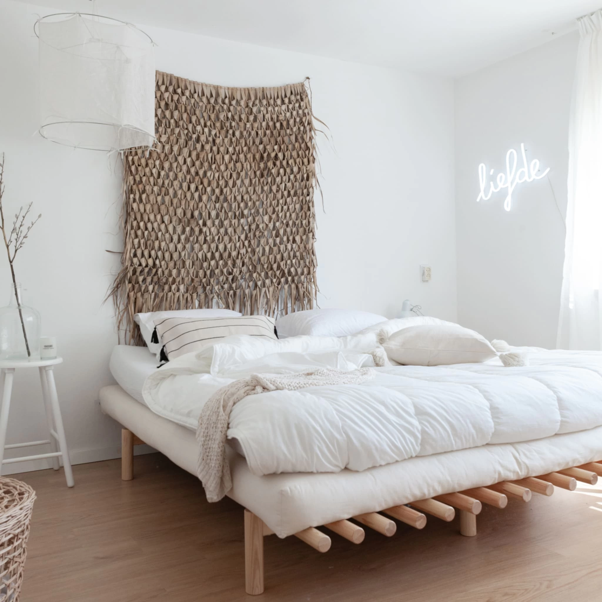 Lit Futon à Lattes En Pin Massif Naturel – Image 2