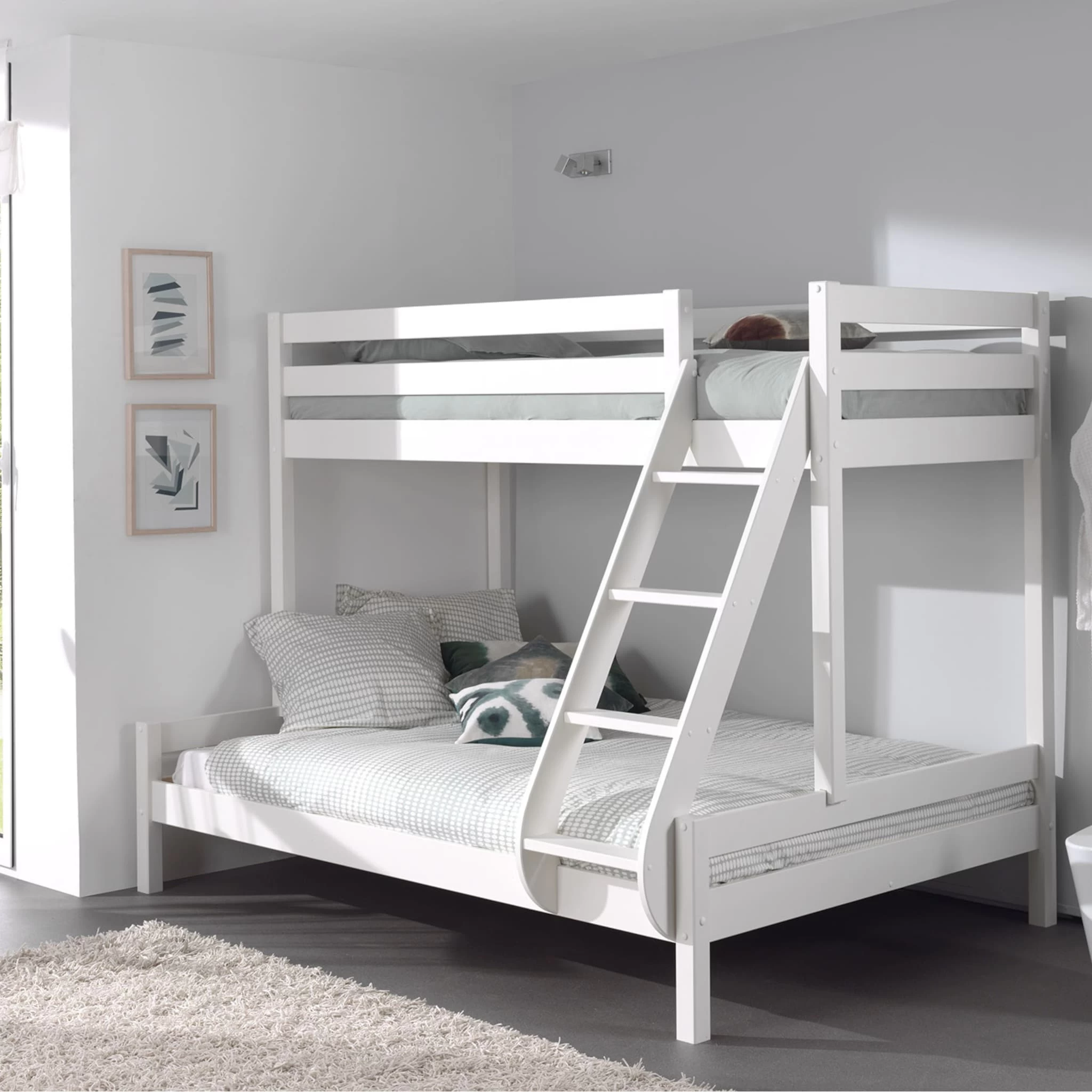 Lit Superposé En Pin Massif Laqué – Image 6