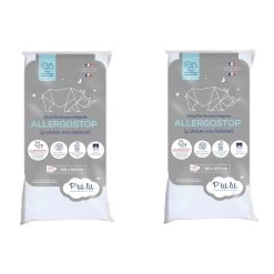 Lot De 2 Protèges Matelas Bébé Allergostop Sans Traitement