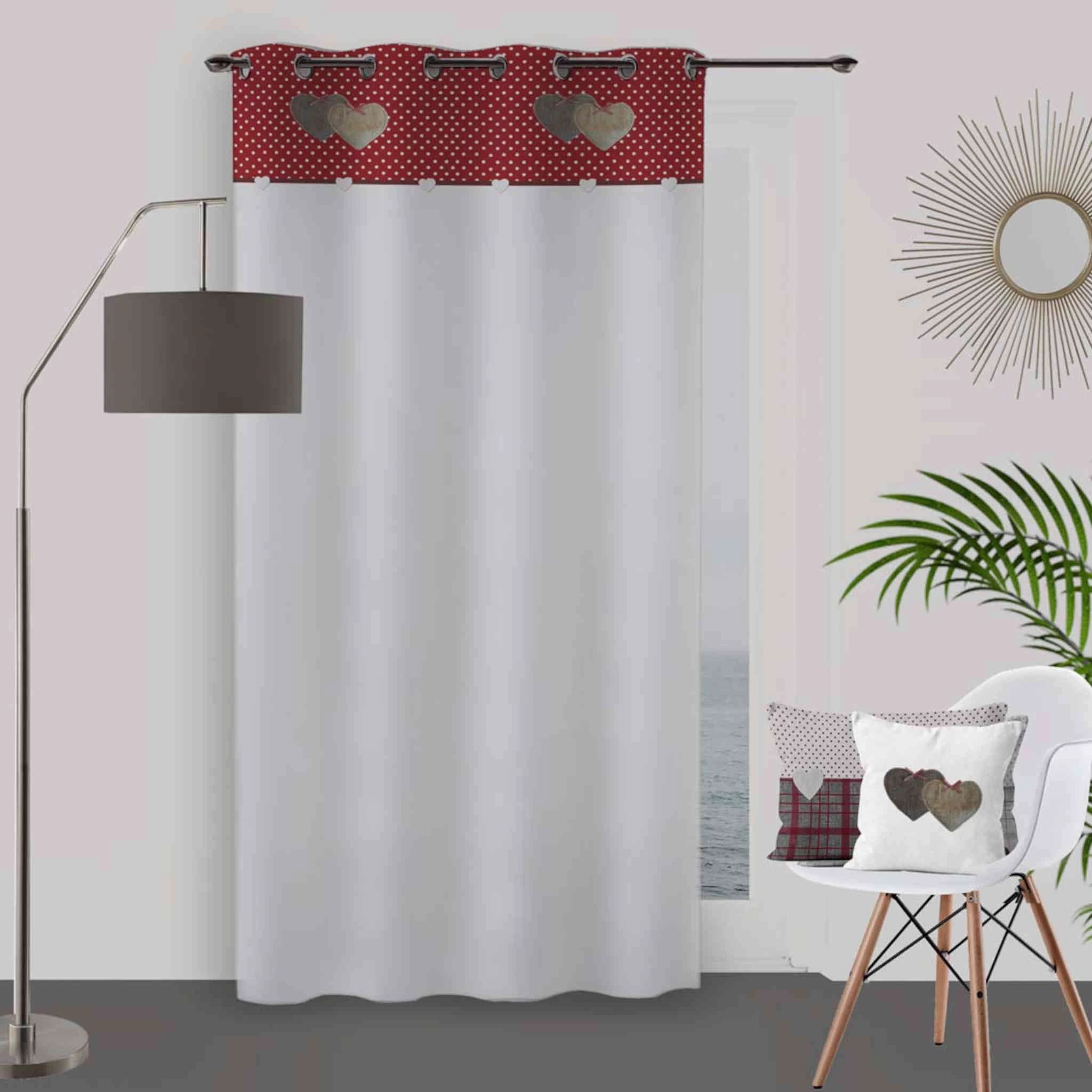 Rideau à œillets Love 135x250 Cm – Image 3