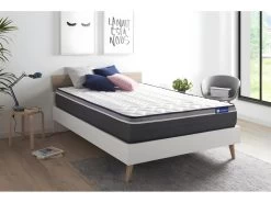 ACTISOM Matelas 160x200 Latex+Mémoire De Forme Maxi épaisseur 7zones De Confort