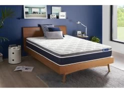 ACTIFLEX CONFORT Matelas Ressorts Ensachés+mémoire De Forme 200x200 Cm Maxi épaisseur 7zones De Confort