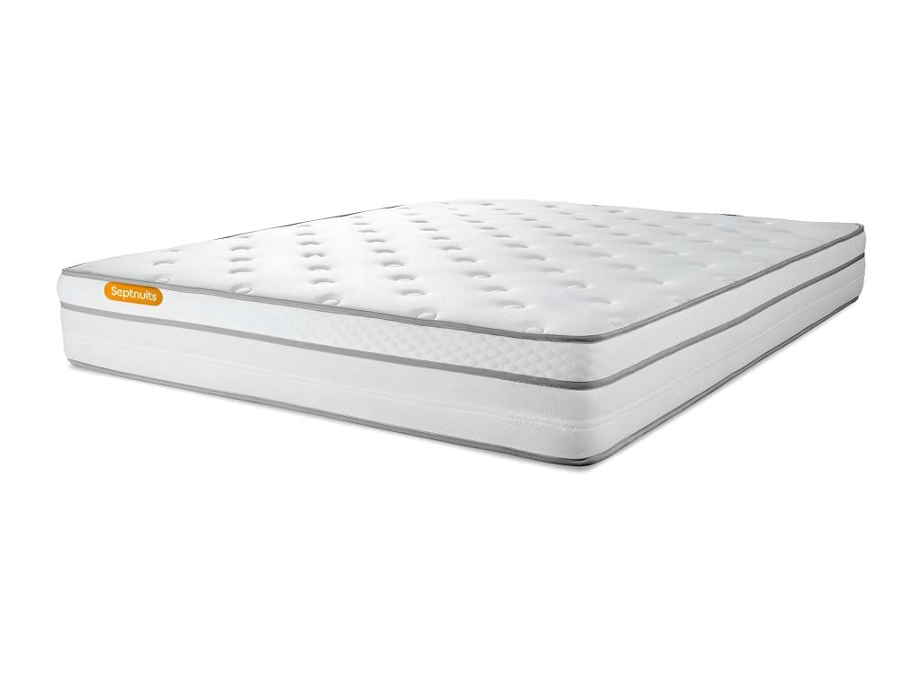 Matelas 180x200 Memo Luxe Ressorts Ensachés + Mémoire De Forme 5 Zones De Confort MAXI épaisseur – Image 3