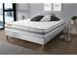 Matelas Ressorts Ensachés 140x190 Memo Spring 3 Zones De Confort MAXI épaisseur
