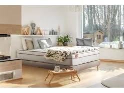 Matelas LE PAISIBLE 200x200cm Mémoire De Forme BioVisco - Ep. 24cm