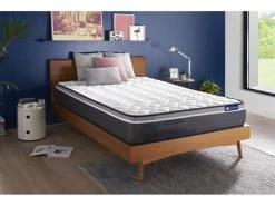 ACTISOM Matelas 140x190 Ressorts Ensachés+Mémoire De Forme Maxi épaisseur 7zones De Confort