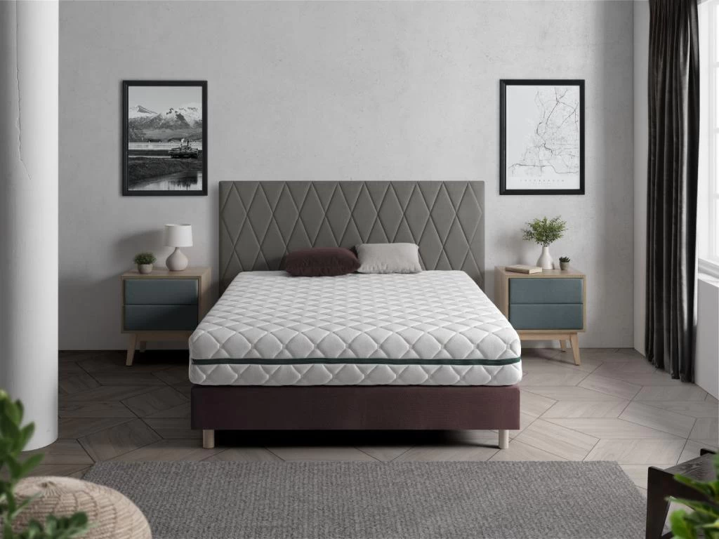 Matelas Ressorts Ensachés 150X190 EROS, Epaisseur 24 CM, 7 Zones De Confort. Déhoussable. Hygiénique Et Respirant – Image 3