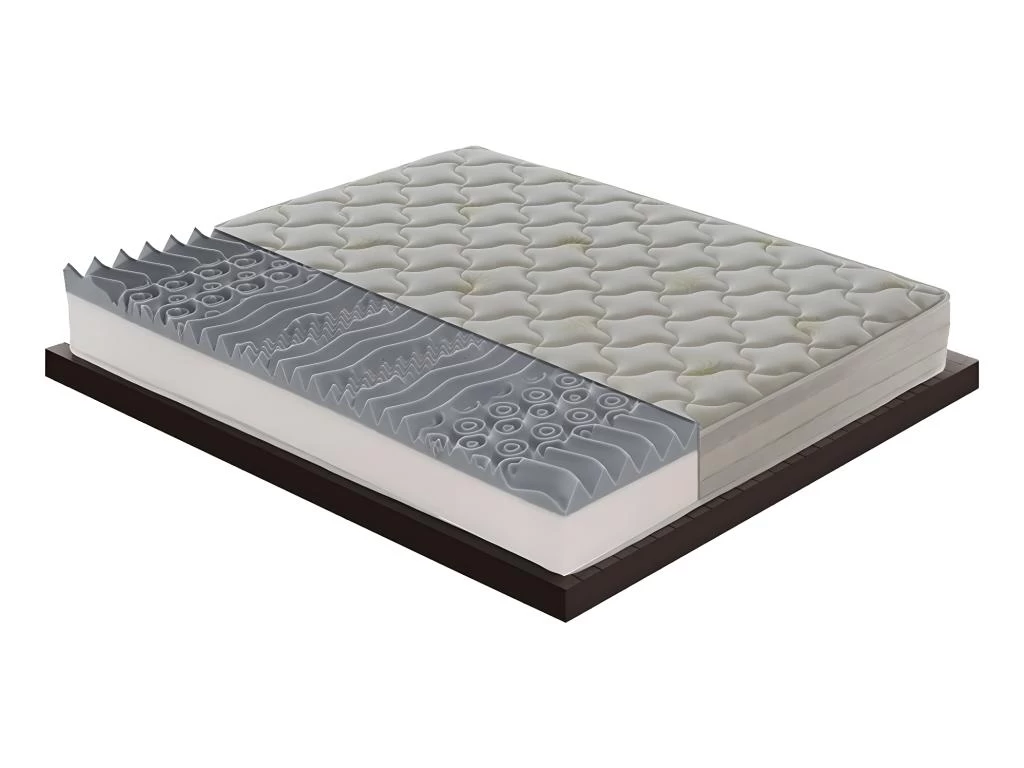 Matelas En Mousse Viscoélastique - 5 Cm De Mousse - 9 Zones De Confort - Hauteur 25 Cm 160x200 Cm – Image 5