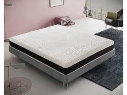 Matelas à Ressorts Ensachés, Mousse à Mémoire De Forme, Hauteur 25 Cm 13 Zones De Confort 180x200 Cm