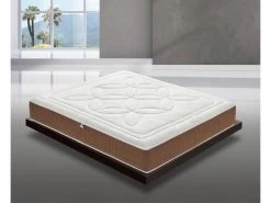 Matelas à Mémoire De Forme Avec 5 Cm De Mémoire - Hauteur 25 Cm - Orthopédique – AMOVIBLE 140x190 Cm