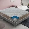 Matelas à Ressorts Ensachés Et Mousse à Mémoire De Forme, Gold Relax, Hauteur 25 Cm, Gel à Mémoire De 4 Cm 140x190 Cm