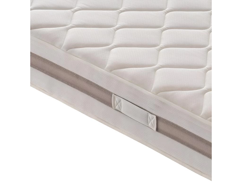 Matelas 900 Ressorts Ensachés Et Mousse Mémoire 9 Zones De Confort Hauteur 22 Cm 180x200 Cm – Image 3