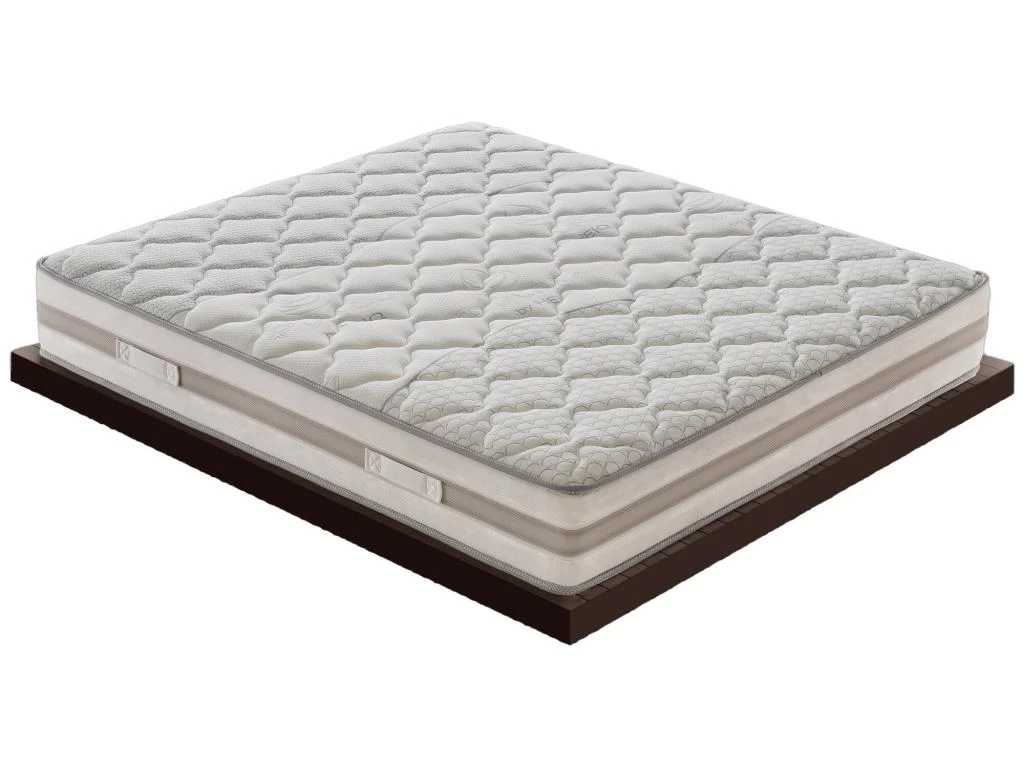 Matelas à Ressorts Ensachés Et à Mémoire De Forme - 9 Zones Différenciées - Déhoussable - Hauteur 25 Cm 140x190 Cm – Image 3
