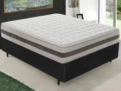 Matelas à Mémoire De Forme - Hauteur 29cm - 7cm De Mousse à Mémoire - Avec Zones Différenciées 140x200 Cm