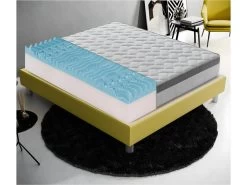 Matelas Mémoire De Forme à 9 Zones Différenciées 26cm De Hauteur Modèle Plus 150x190 Cm