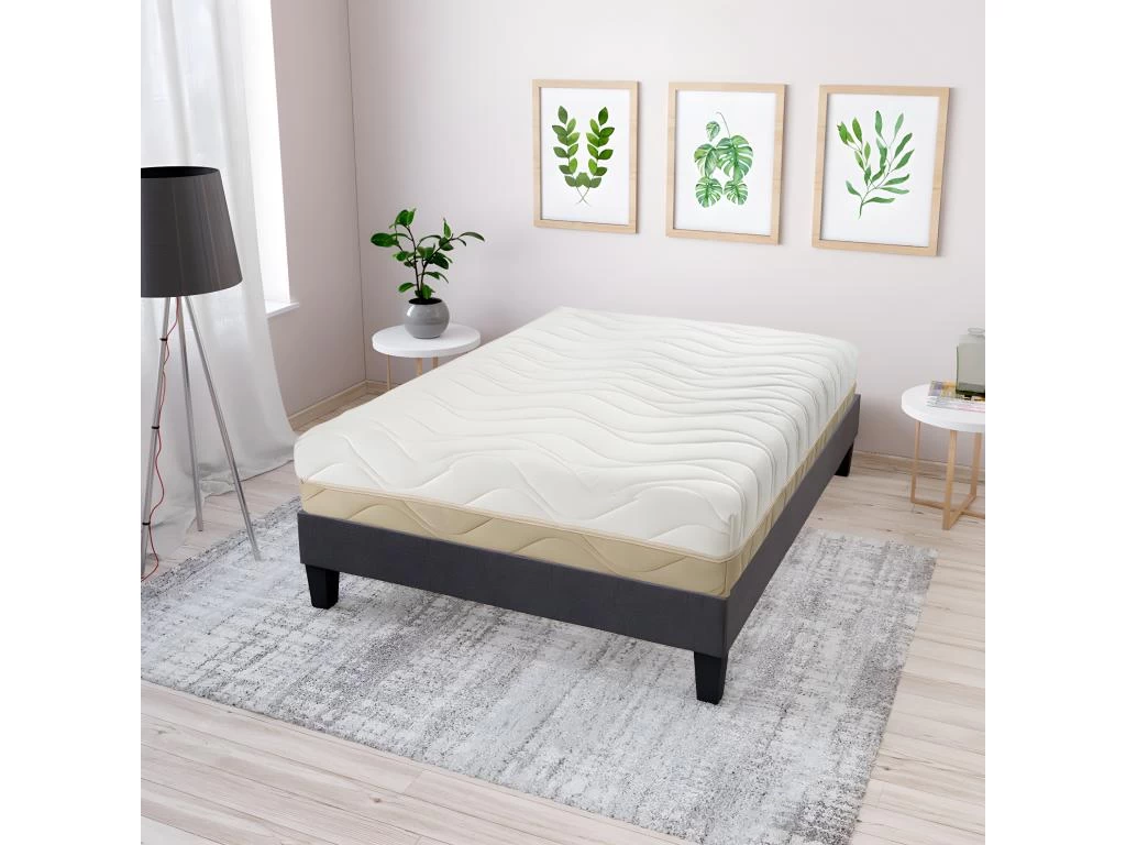 NEOREV | Matelas 4 SAISONS 140x190 Cm | Mousse à Mémoire De Forme | Soutien Ferme – Image 2